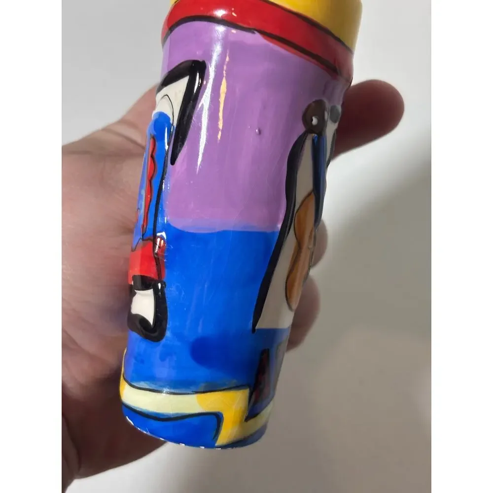Austin Texas Country Western Hand-Painted Ceramic Novelty Shot Glass / Mini Mug
